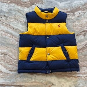 Ralph Lauren The Gorham Striped Down Vest
